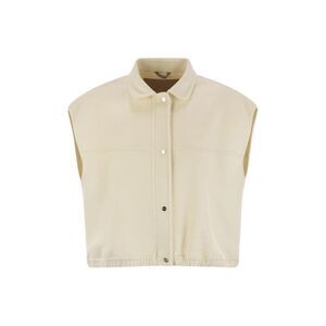 HERNO Sleeveless Collar Vest Women NATURAL Vests